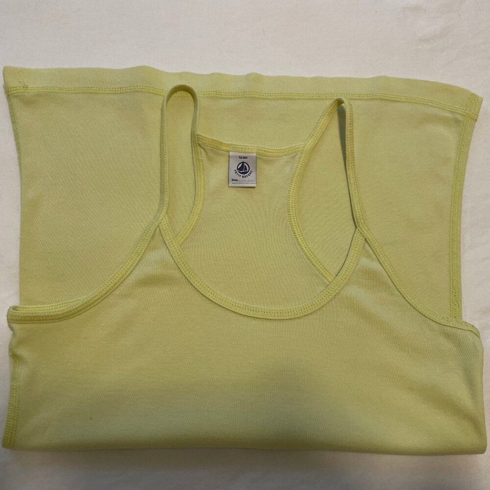 Petit Bateau top tank, size 16 girls (XS-S adults)